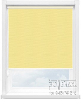 Рулонная штора  Эстейдж  BASIC, желтый