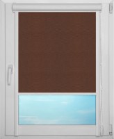 Рулонная штора UNI арт. АЛЬФА 2871 (т.коричневый)