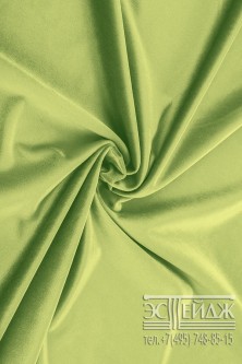 Ткань бархат Эстейдж зелено-салатовый