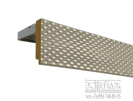 Багетный карниз ЭЛЬЧЕ ПРИМО, серый