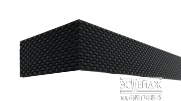 Багетный карниз ЭЛЬЧЕ ПАТИО, черный