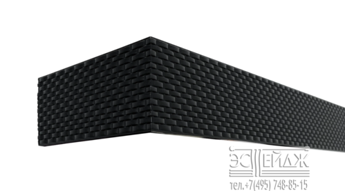 Багетный карниз ЭЛЬЧЕ ПАТИО, черный