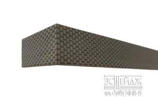 Багетный карниз ЭЛЬЧЕ ПАТИО, дымчатый