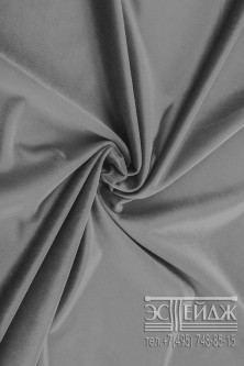 Ткань бархат Эстейдж серо-бежевый