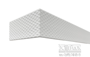 Багетный карниз ЭЛЬЧЕ ПАТИО, белый