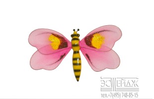 Бабочка  (розовая)