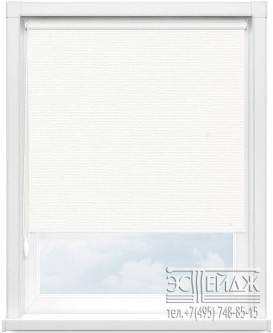 Рулонная штора MINI арт. ОМЕГА BLACK-OUT 0225 (белый)