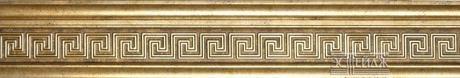 Карниз c багетной планкой "Эллада" (цв.античное золото)  