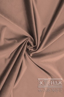 Ткань бархат Эстейдж кофейный