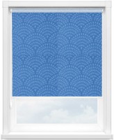 Рулонная штора MINI арт. АЖУР 5252  (темно-голубой)
