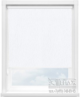 Рулонная штора MINI арт. СИДЕ 0225 (белый)