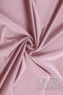 Ткань бархат Эстейдж розово-пудровый