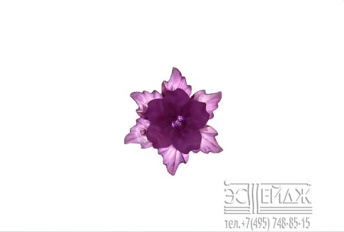 Подхват с магнитом "Цветок" (фиолет.) Арт. 12ZF