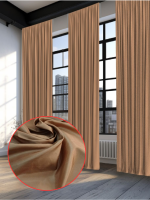 Комплект штор тафта цв.рыжий