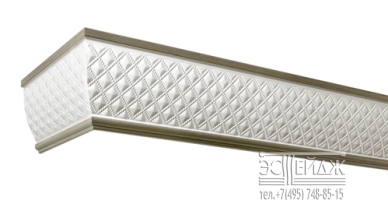 Багетный карниз РЕУС ПАТИО, белый