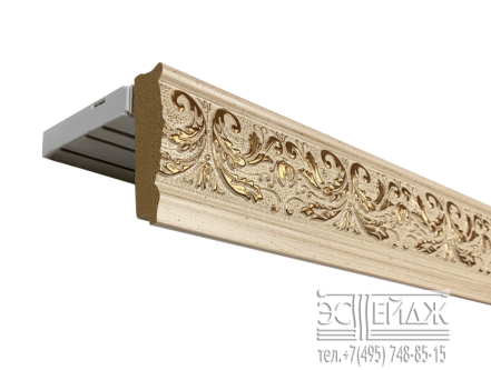 Багетный карниз СОРИЯ ПРИМО, берёза