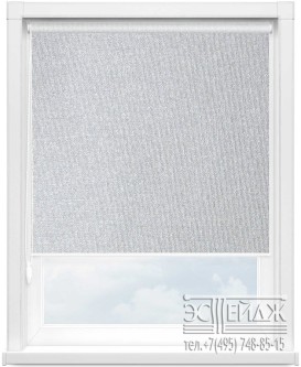 Рулонная штора MINI арт. ПЕРЛ 1852 (серый)
