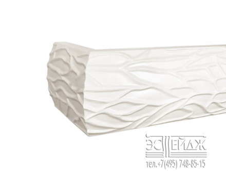 Багетный карниз МАРО ПАТИО, белый 