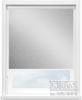 Рулонная штора МИНИ Кристалл КЛ-07 (цв.серый)