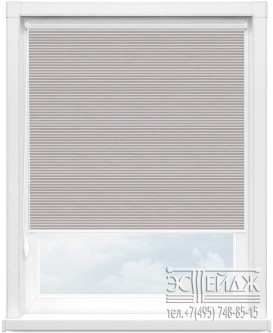 Рулонная штора МИНИ арт. Гэлакси (коричневый)