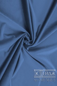 Ткань бархат Эстейдж темно-синий