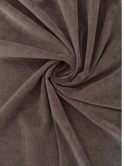 Ткань бархат Эстейдж коричневый