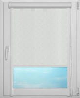 Рулонная штора UNI 1 арт. Атико блэкаут (серый)