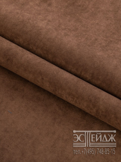 Ткань велюр Эстейдж коричневый
