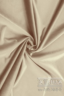 Ткань бархат Эстейдж бежевый