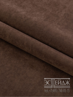 Ткань велюр Эстейдж темно-коричневый