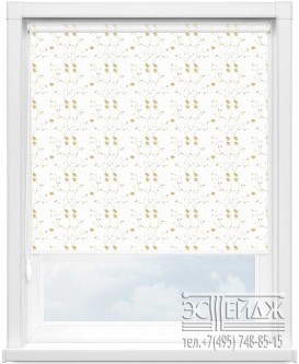 Рулонная штора MINI арт. ПРОВАНС 0225 (белый)