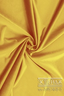 Ткань бархат Эстейдж желто-оранжевый