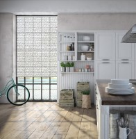 Плиссе “Kleur” PG4 1100 (цв.бело-серый)