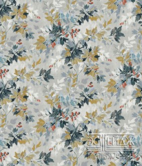 Портьерная ткань GRANDIFLORA Katsura Pewter