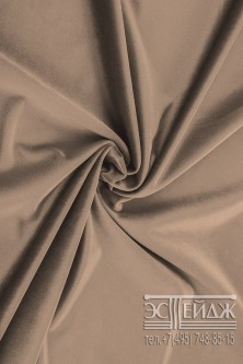Ткань бархат Эстейдж бежево-серый