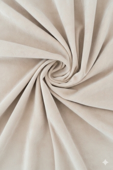 Ткань бархат Эстейдж светло-бежевый