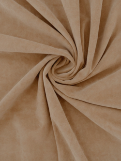 Ткань бархат Эстейдж темно-бежевый 