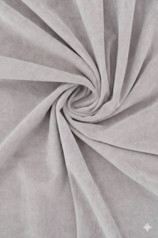 Ткань бархат Эстейдж светло-серый