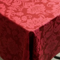 Скатертная ткань с пропиткой Тренто (цв.бордовый)