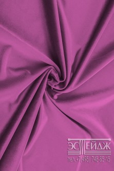 Ткань бархат Эстейдж фиолетово-розовый