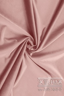 Ткань бархат Эстейдж пудровый