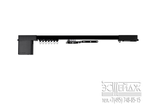 Профильный алюминиевый электроуправляемый карниз АМ 1830-8 BLACK