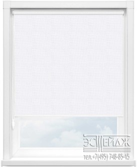 Рулонная штора MINI арт. СКРИН II 0225 (белый)