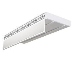 Потолочный двухрядный карниз 