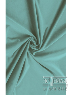 Ткань бархат Эстейдж зелено-голубой