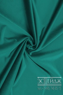 Ткань бархат Эстейдж изумрудный