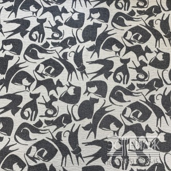 Мебельная ткань VINCENT COOL FOR CATS 948 CHARCOAL