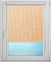 Рулонная штора UNI арт. ПЕРЛ 3499 (оранжевый)