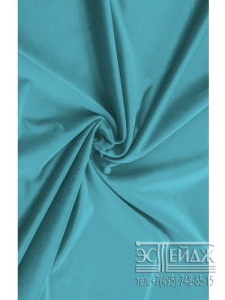 Ткань бархат Эстейдж зелено-синий