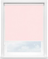 Рулонная штора MINI арт. Респект блэкаут (розовый)